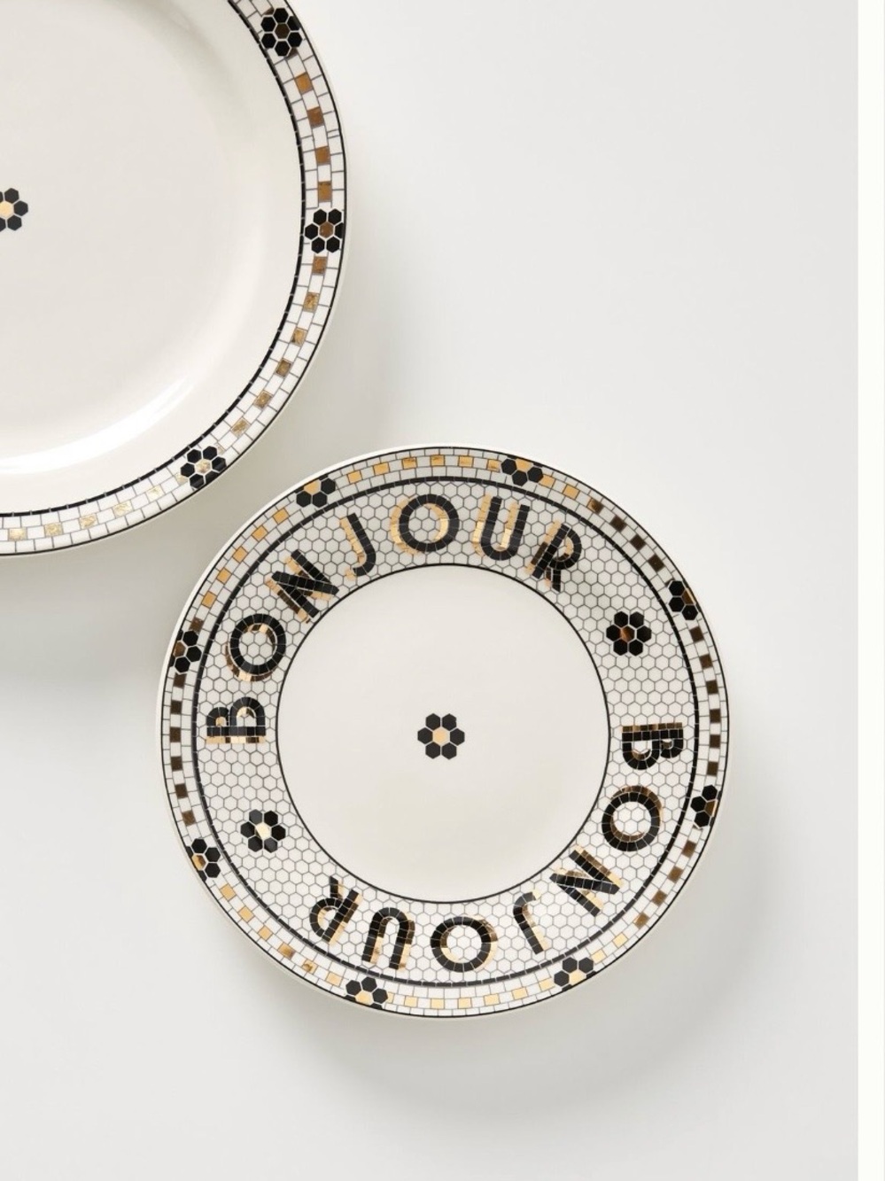 NWT Anthropologie Bistro Tile Bread Plates (set of 4)